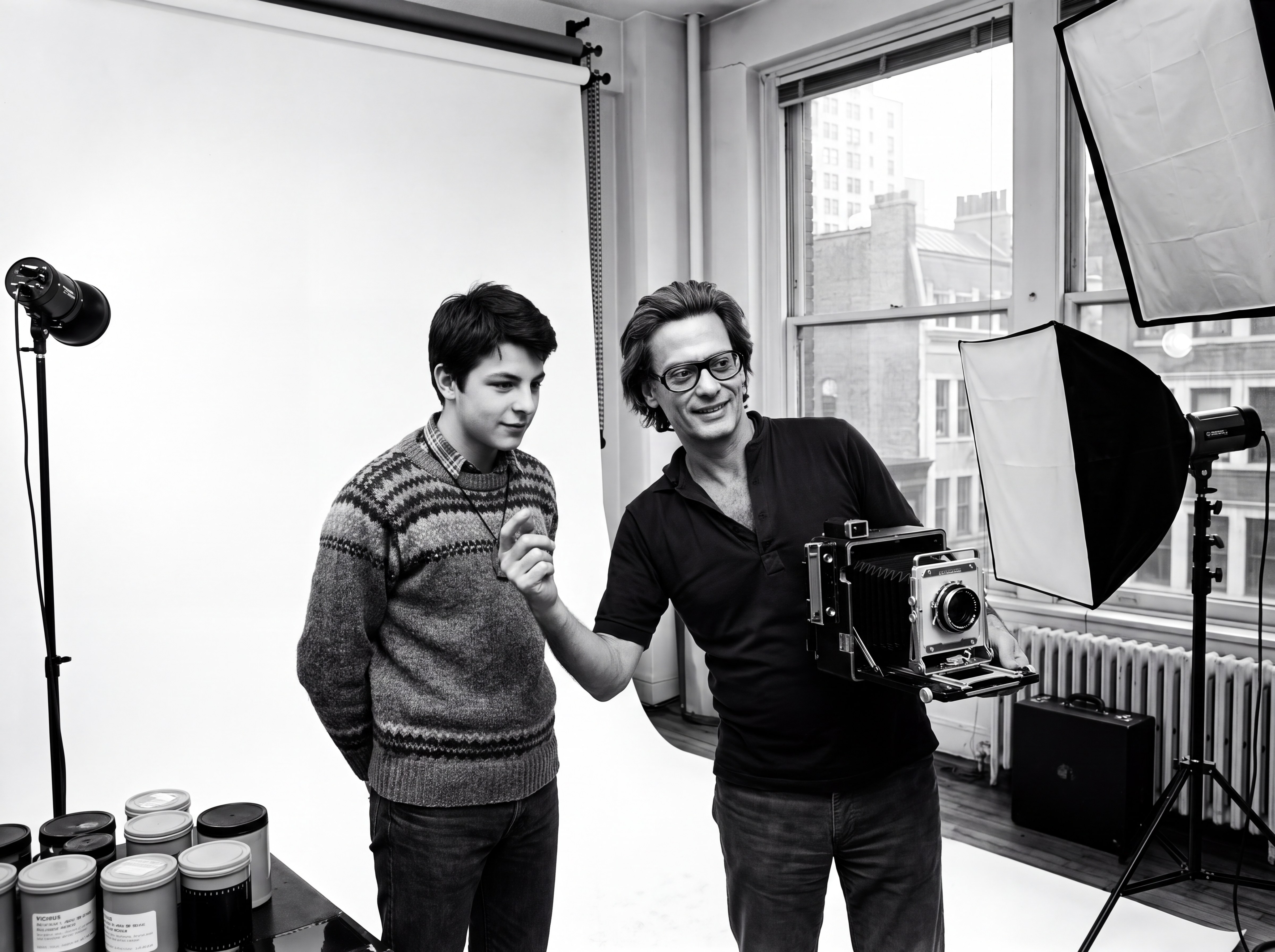 Egemen Mustafa Şener — Avedon studio years